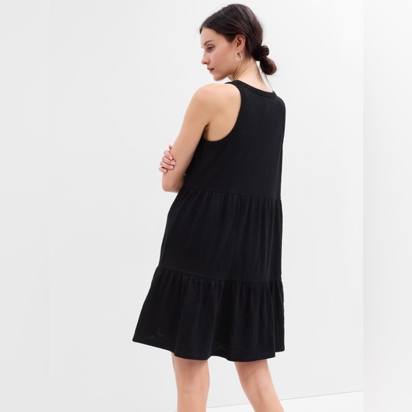 Gap “Tiered Tank Dress” Black - Picture 2 of 3
